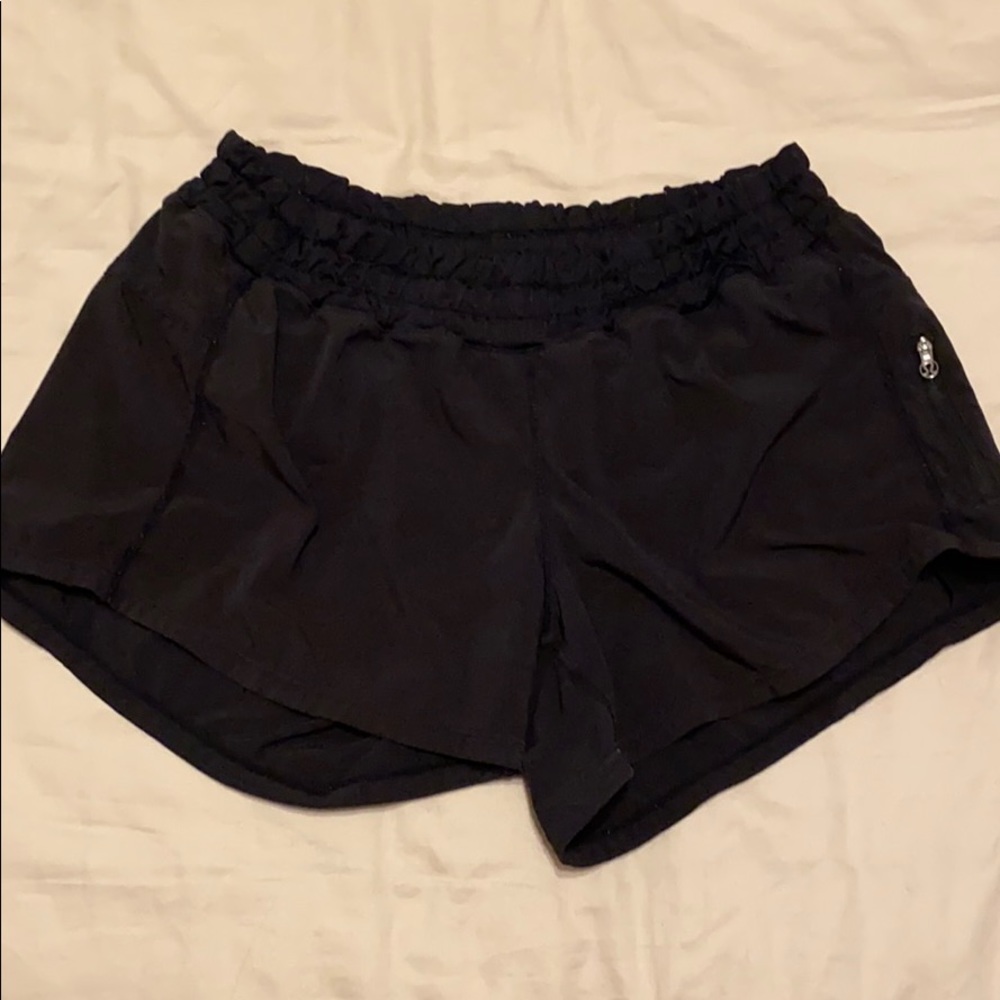 Black lulu lemon shorts